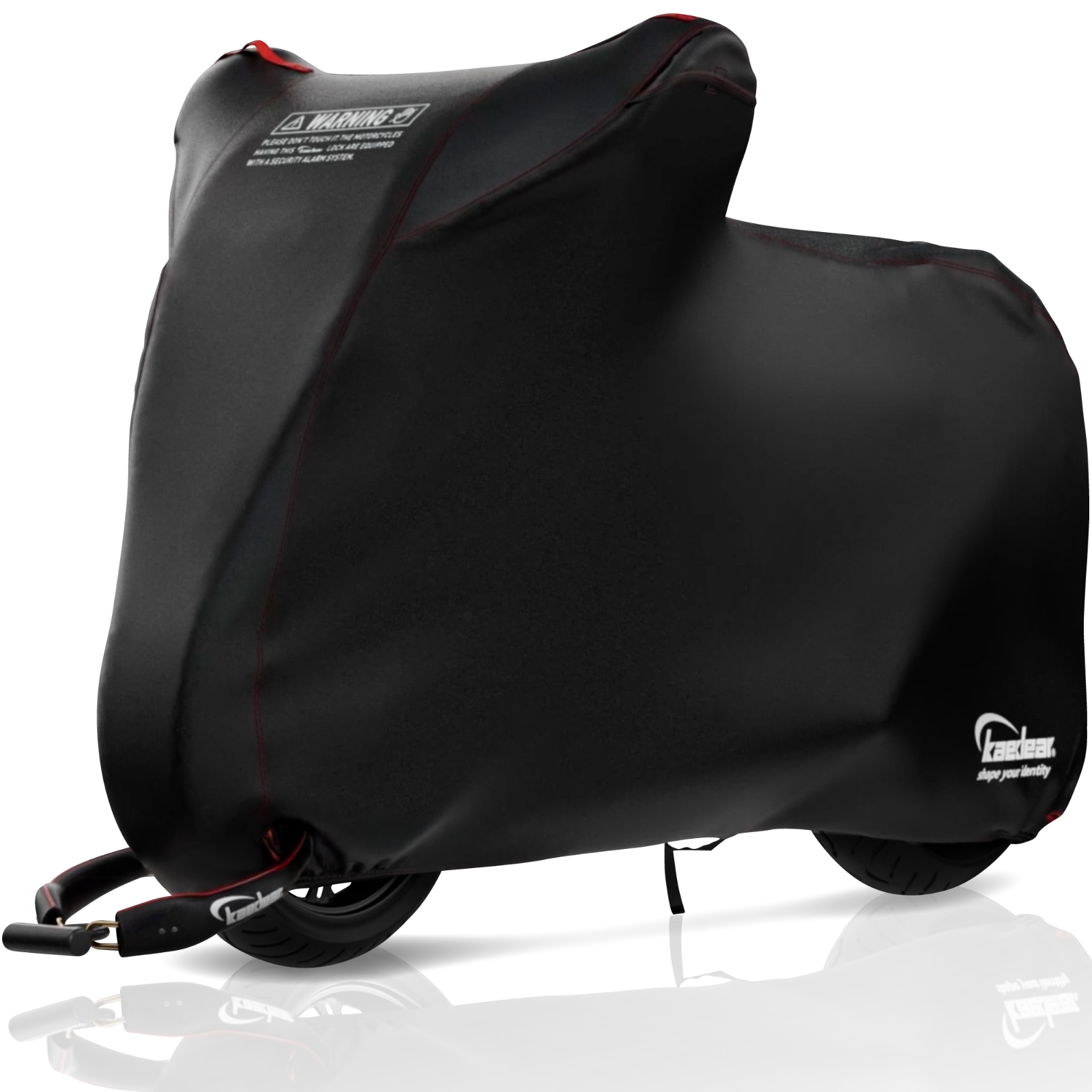【Kaedear公式/カエディア】  バイクカバー 中型 大型 400㏄～1100㏄ バイク カバー 盗難防止 ロック穴 風飛び防止ベルト 撥水 ウェザーシールド KDR-C2-3L (245×150×110)