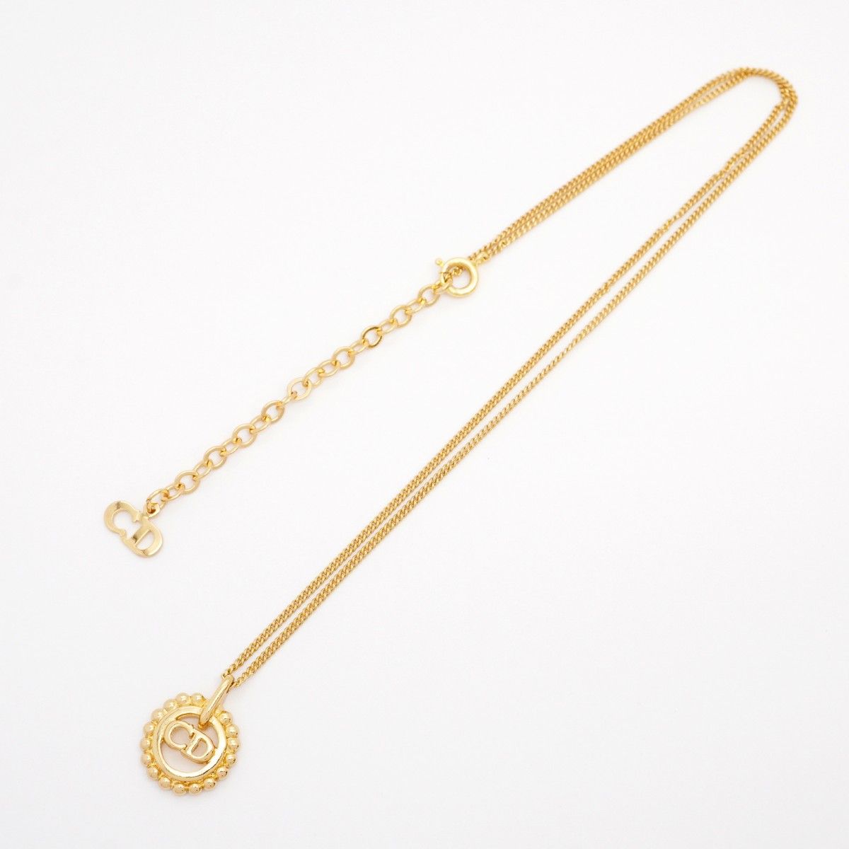 うまる【即購入 ✦大歓迎✦】 ✨ クリスチャンディオール ネックレス 5jib0224】クリスチャンディオール ネックレス CDロゴ 丸型