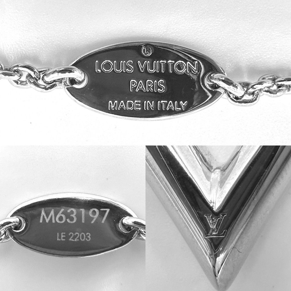 美品】ルイヴィトン ネックレス エセンシャル V わざとらしく M63197