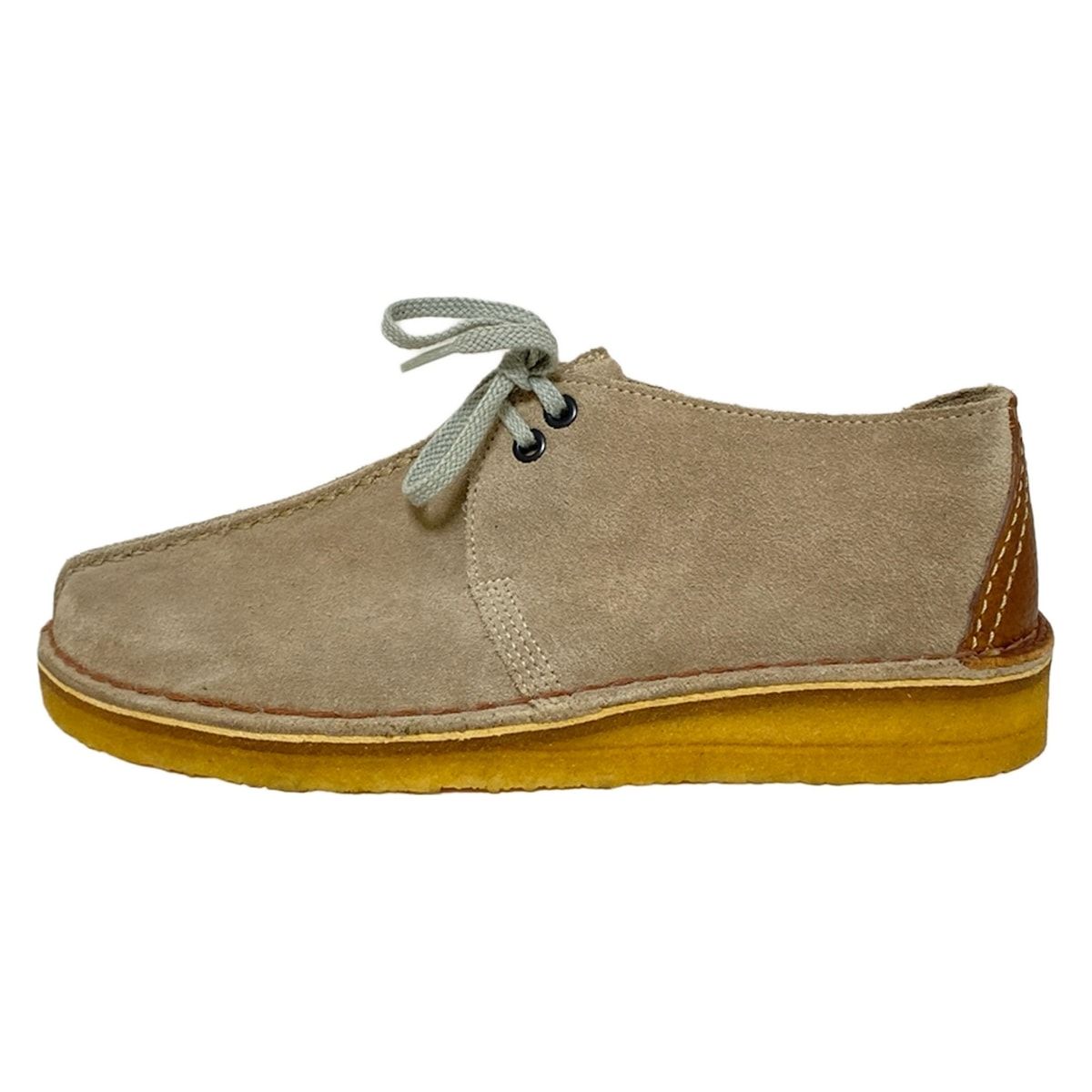 Clarks(クラークス) シューズ GB7 1/2 メンズ - ベージュ×ブラウン デザート トレック レザー