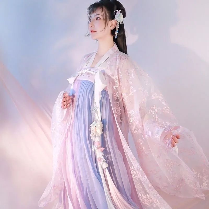 期間SALE！漢服 写真撮影 古典美人服 振袖 引き裾 中国古代宮廷風