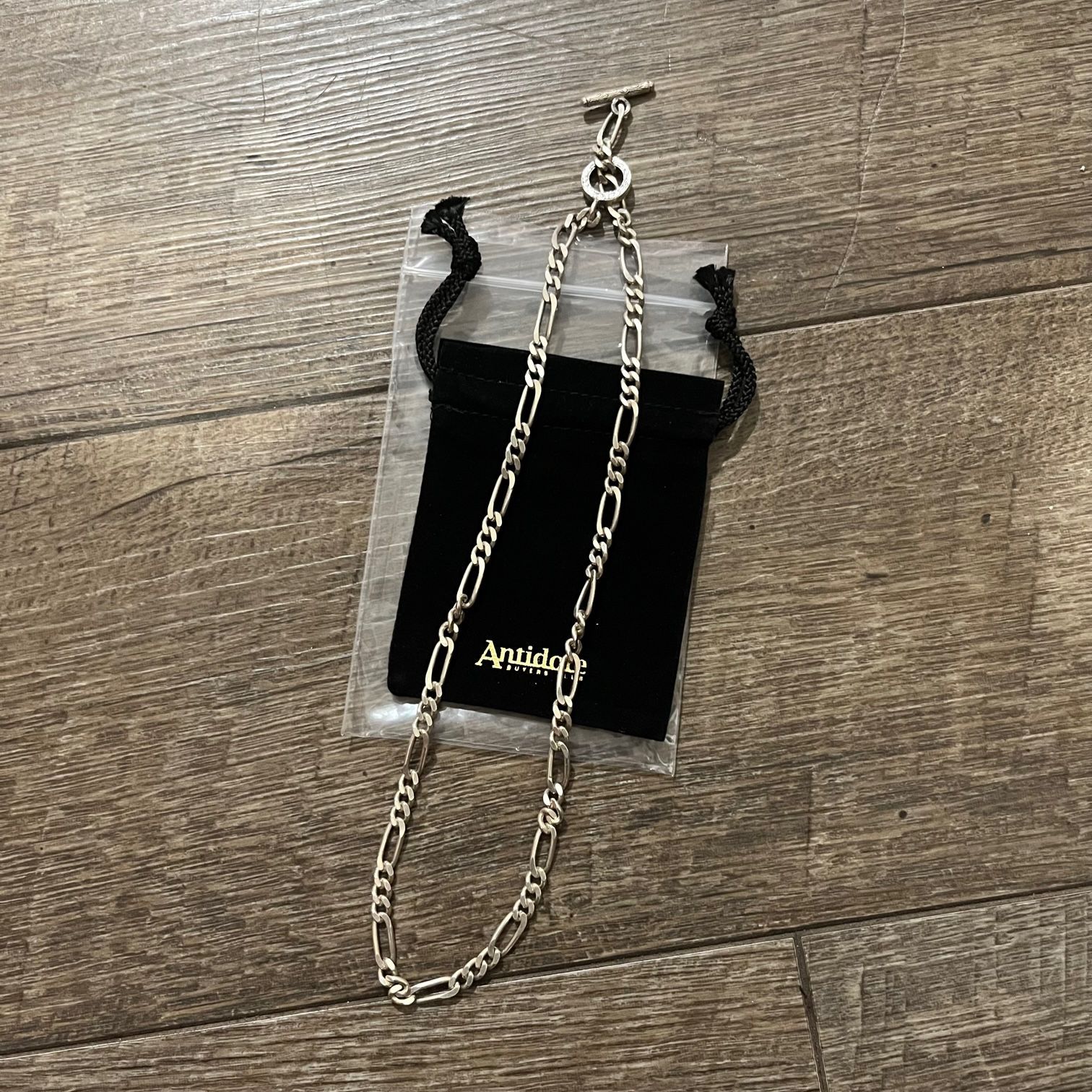 定価41800円 新品 ANTIDOTE BUYERS CLUB Figaro Wide Chain フィンガロ 