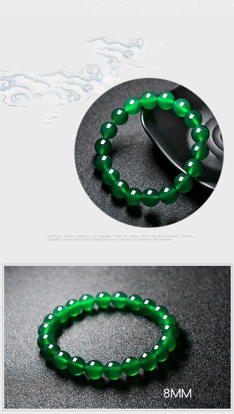 アンティーク瑪瑙と翡翠ブレスレット！男女問わず^_^ ハンドメイド 緑瑪瑙 ブレスレット 天然石 記念日 ブレスレット