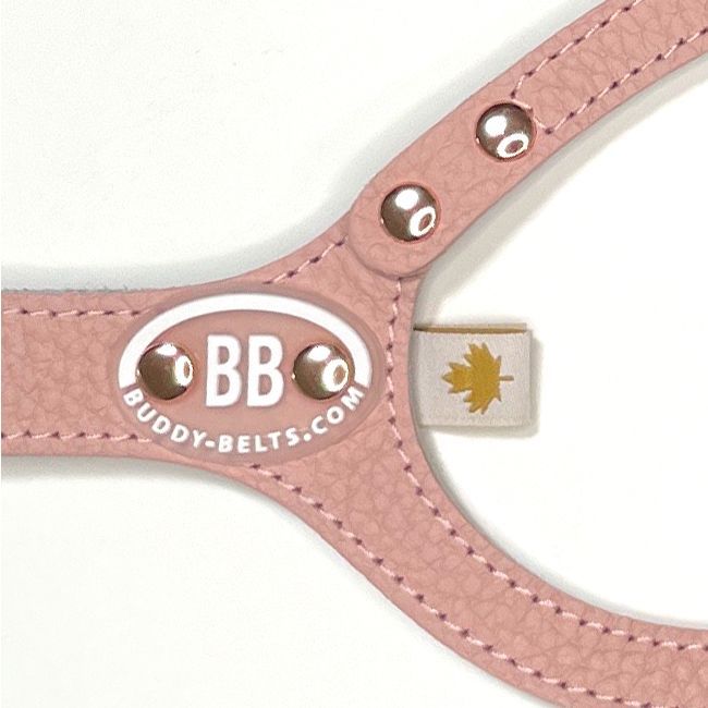 バディーベルトハーネス 5号 ブラッシュ Blush ペット レザー 本革 BUDDYBELT バディベルト 犬用 胴輪 リングハーネス メガネハーネス バディベルト バディーベルト正規輸入代理店 獣医師推奨犬の首や気管に優しい究 のハーネス