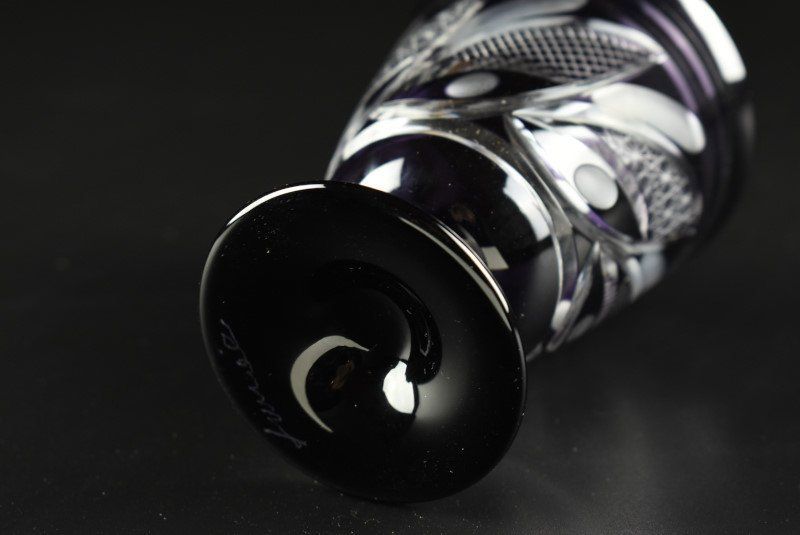 蔵A3718 黒木国昭 綾切子 酒盃 食前酒 共箱 WWW_IBETON_RU