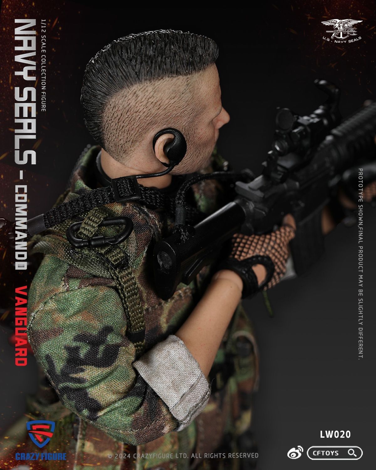 CFTOYS 1/12 トップ ソルジャー LW020 フィギュア