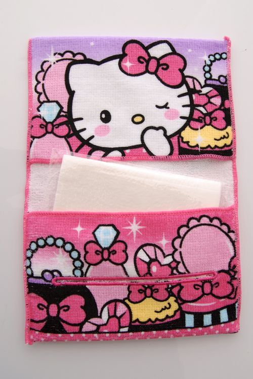 サンリオキャラクター ポケットティッシュ入れ＆ハンカチタオル