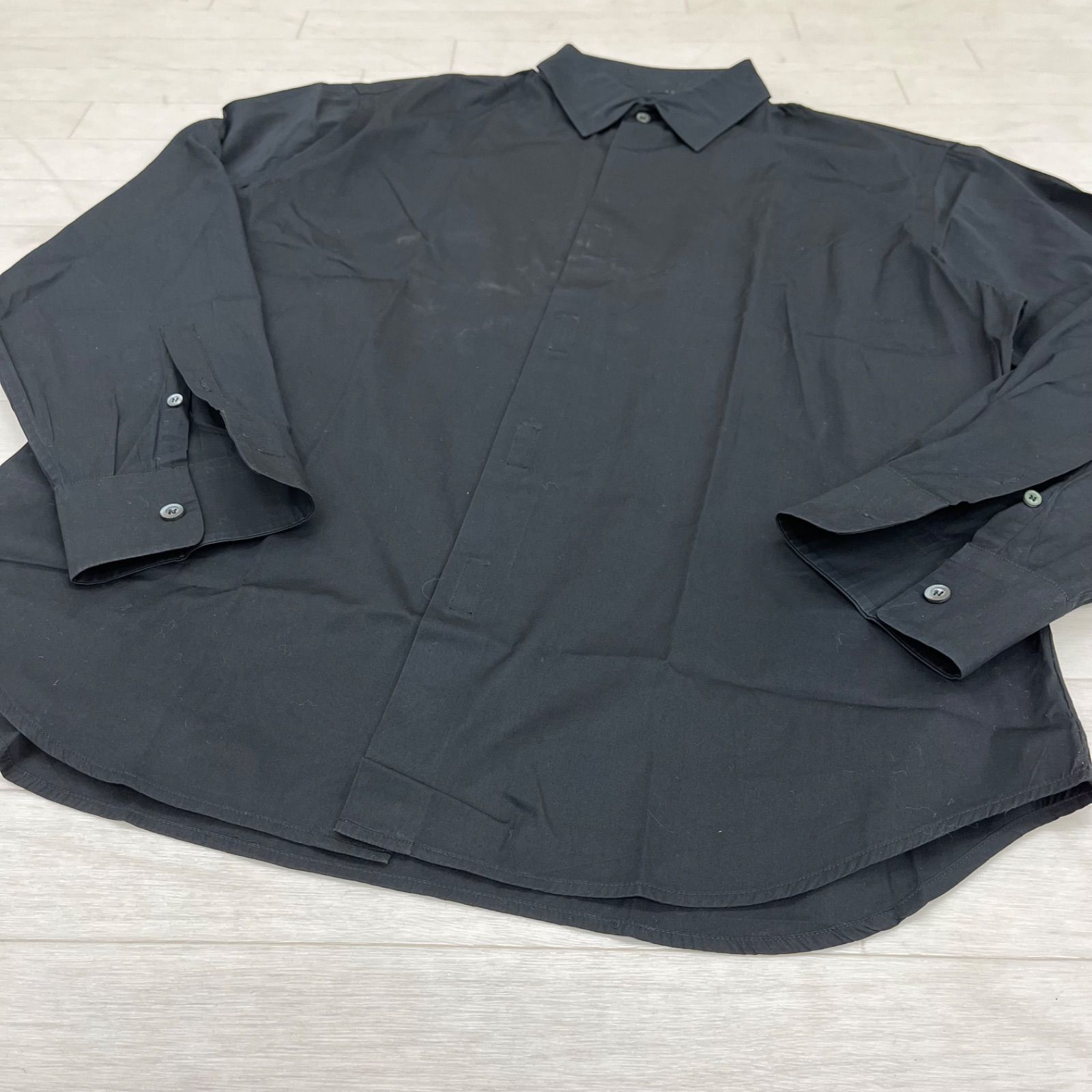 PRADA プラダ 長袖シャツ ブラック サイズ40 マジックテープ式 PRADA プラダ 長袖シャツ ブラック サイズ40 マジックテープ式