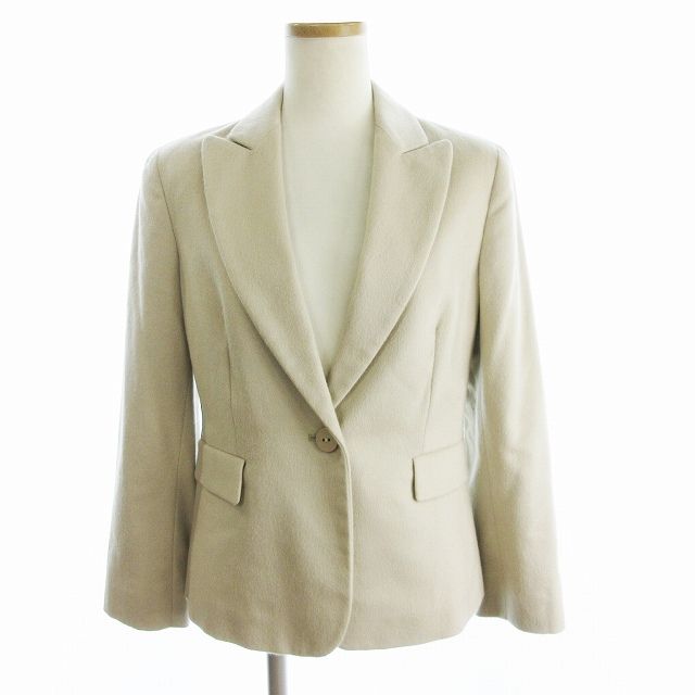 MaxMara ベージュ テーラードジャケット 40 MaxMara ベージュ テーラードジャケット 40