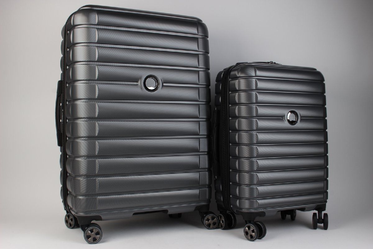 訳あり DELSEY PARIS デルセー スーツケース グレー系色 2個セット (23 