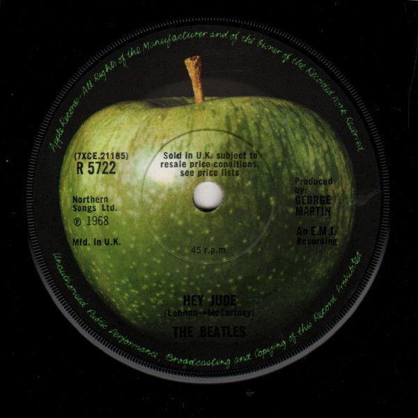 英7” Beatles Hey Jude / Revolution R5722 Apple Records