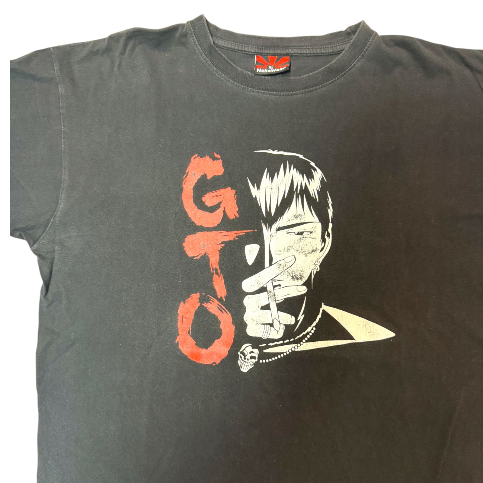 00s GTO アニメ版 Tシャツ XLサイズ Nekowear ユーロ アニメTシャツ
