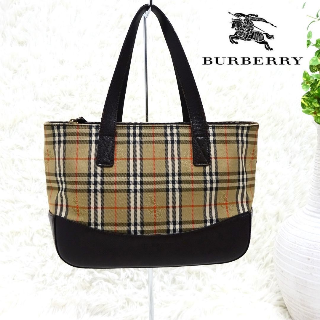バーバリー BURBERRY オールドバーバリー ノバチェック シャドーホース 