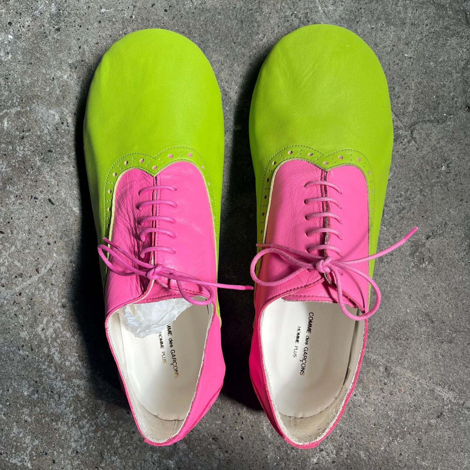 comme des garçons homme plus シューズ コム デ ギャルソン・オム プリュス“分裂デザインのトゥ