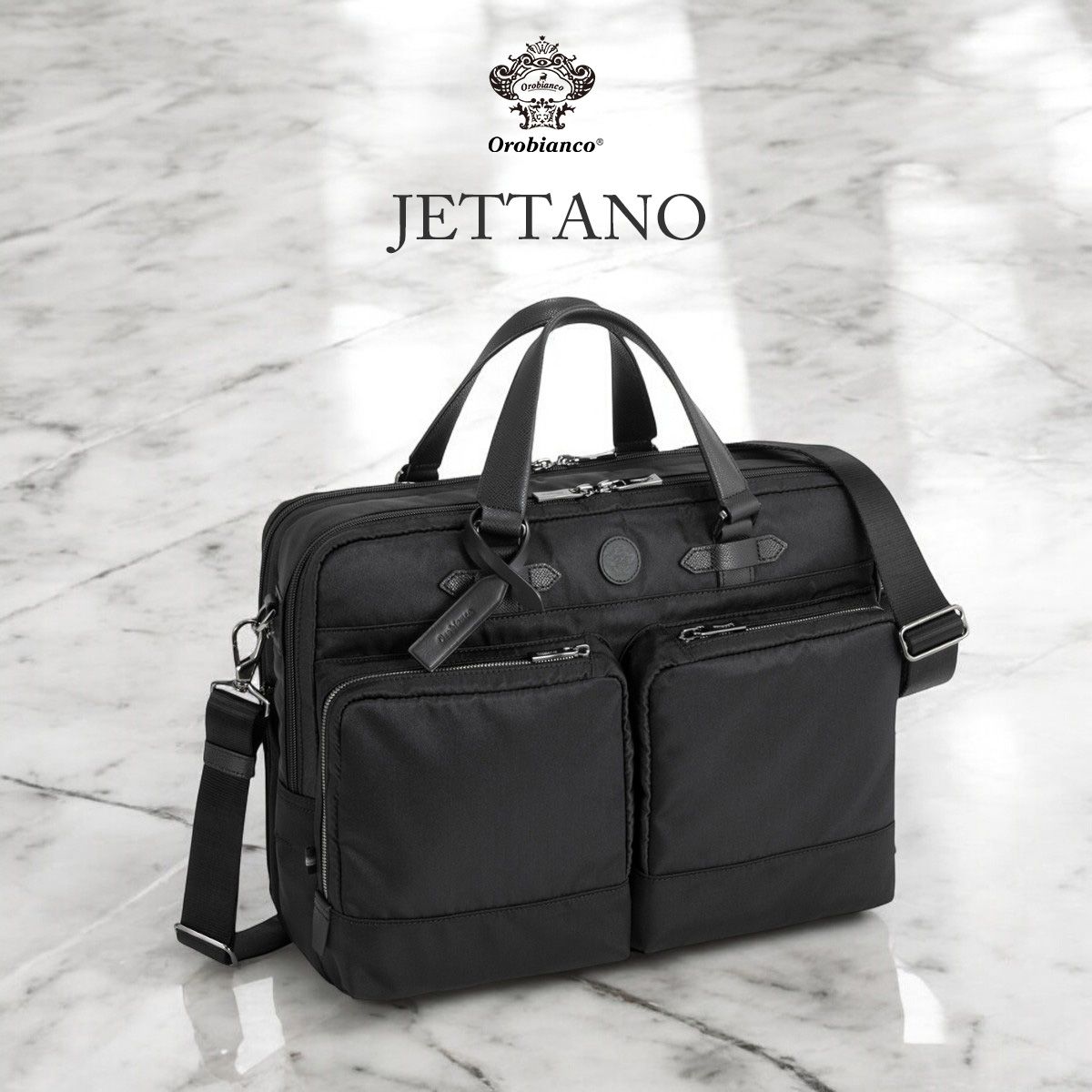 オロビアンコ ジェッターノ ビジネスバッグ 2WAY ブリーフケース A4 16L 21L 拡張 セットアップ メンズ Orobianco JETTANO 93152