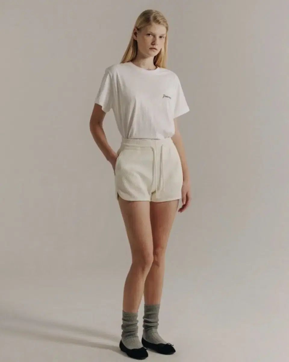 フリーベール 居心地の良い ショートパンツ cozy shorts クリーム