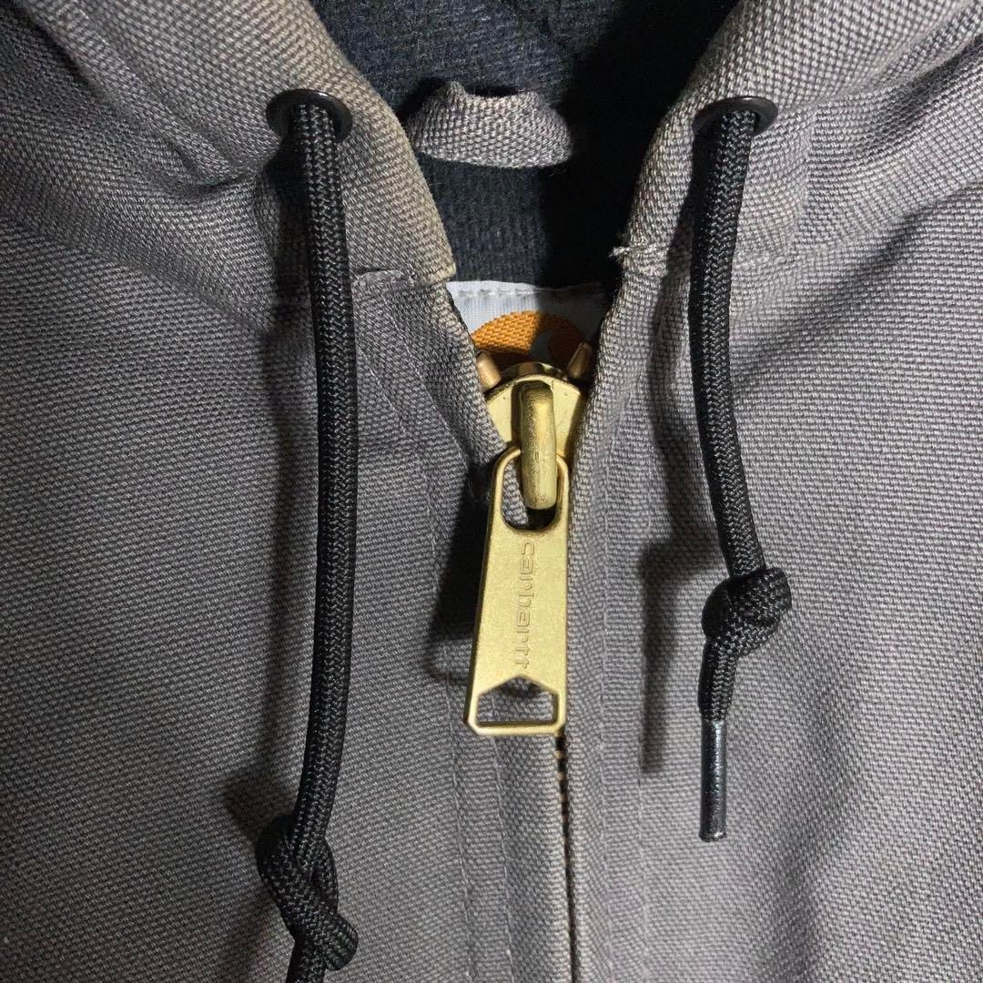 中古　カーハート　ダックアクティブジャケット USA製】Carhartt アクティブジャケット ダック地 グレー L