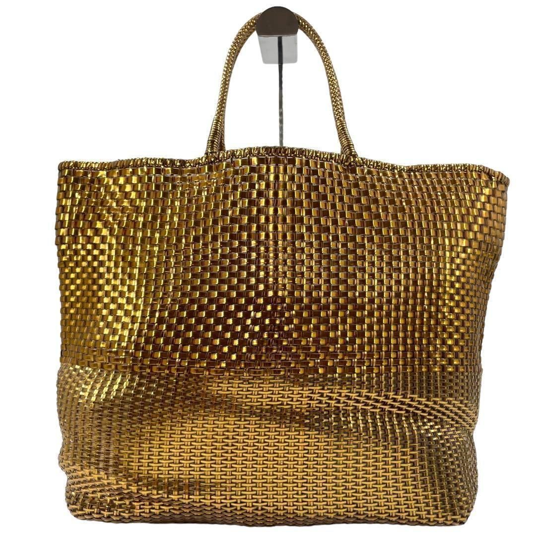 アンテプリマ イントレッチオ ワイヤーバッグ ゴールド 良品