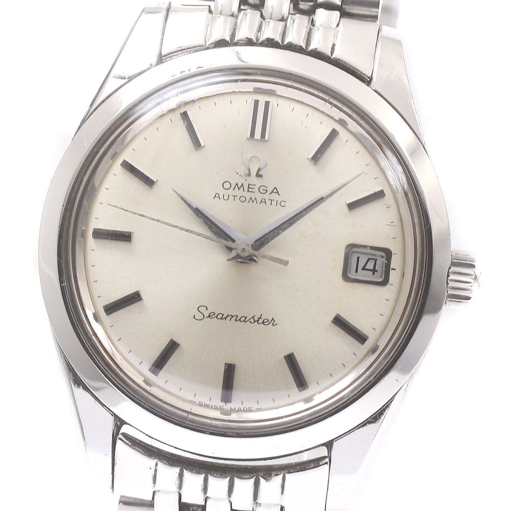 オメガ OMEGA シーマスター デイト Cal.565 ライスブレスレット 自動巻き メンズ_870732
