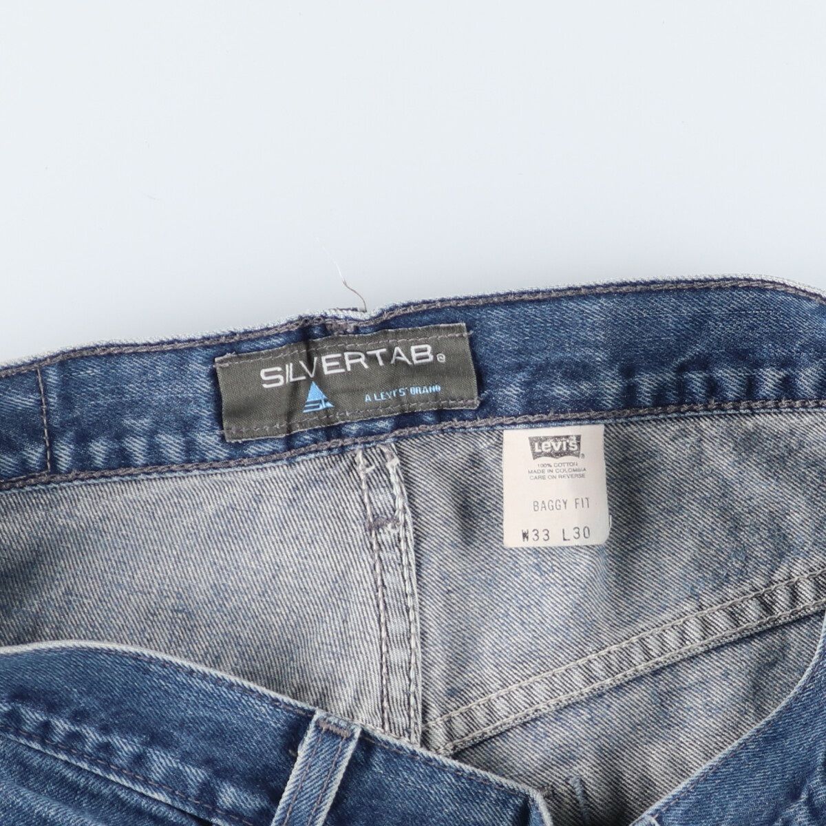 古着 00年代 リーバイス Levi's SILVER TAB シルバータブ BAGGY FIT テーパードデニムパンツ メンズw36相当/eaa618517 古着 00年代 リーバイス Levi's SILVER TAB シルバータブ BAGGY FIT