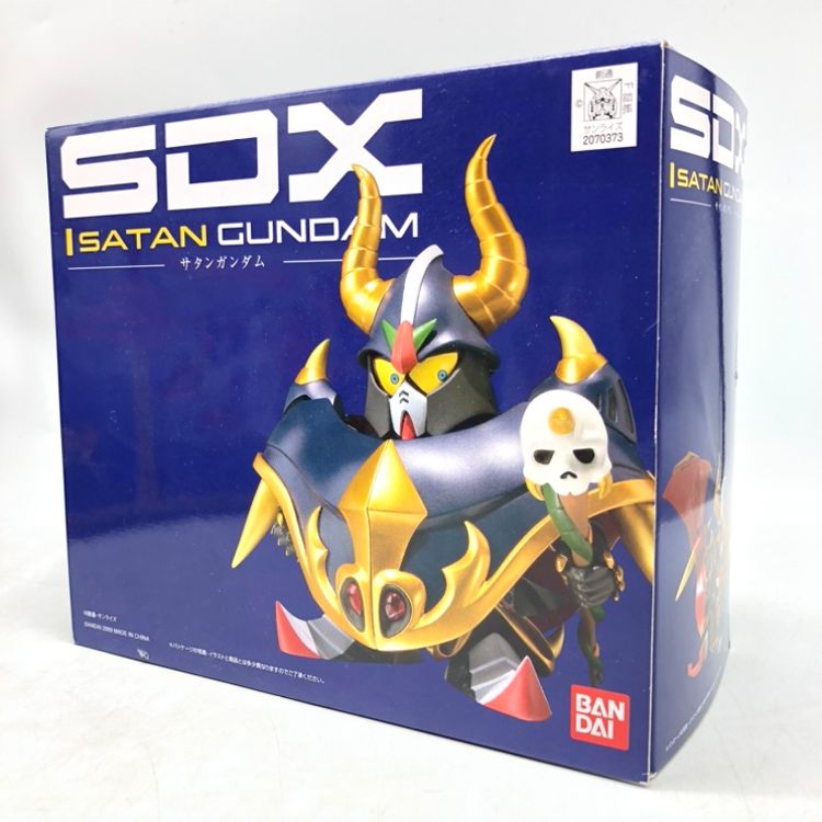 新品未開封　バンダイ SDX サタンガンダム 中古】バンダイ SDX サタンガンダム 開封品、箱傷み有[70