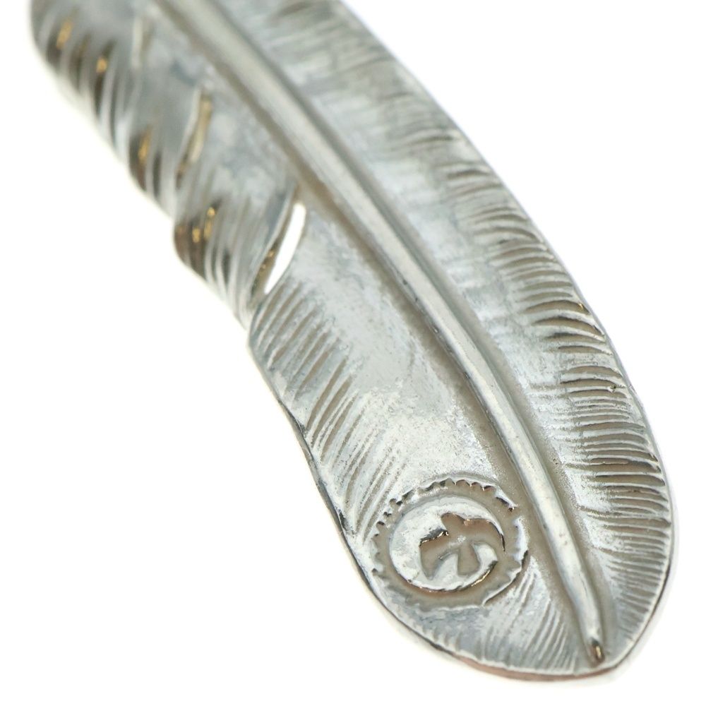  goro s ゴローズ 上金金縄ターコイズ特大フェザー 左向き ペンダントトップ シルバー ゴールド その他 アクセサリー