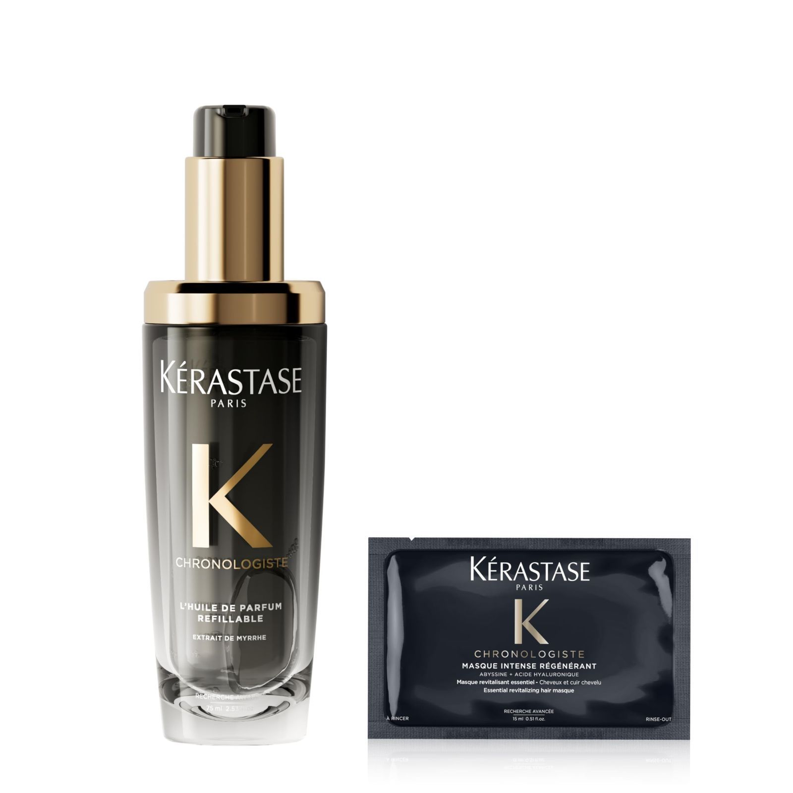 KERASTASE ケラスターゼ ヘアオイル ユイル クロノロジスト N 75mL 試供品付き