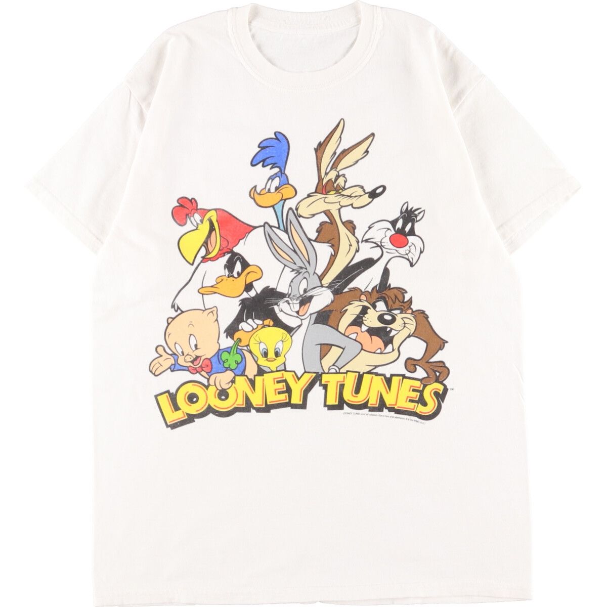 古着 UNKNOWN LOONEY TUNES ルーニーテューンズ キャラクタープリントTシャツ メンズM /eaa349747 【中古】/eaa349747