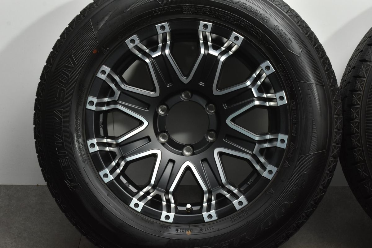 良好品】ロックケリー MX-II 18in 8J +25 PCD139.7 グッドイヤー 