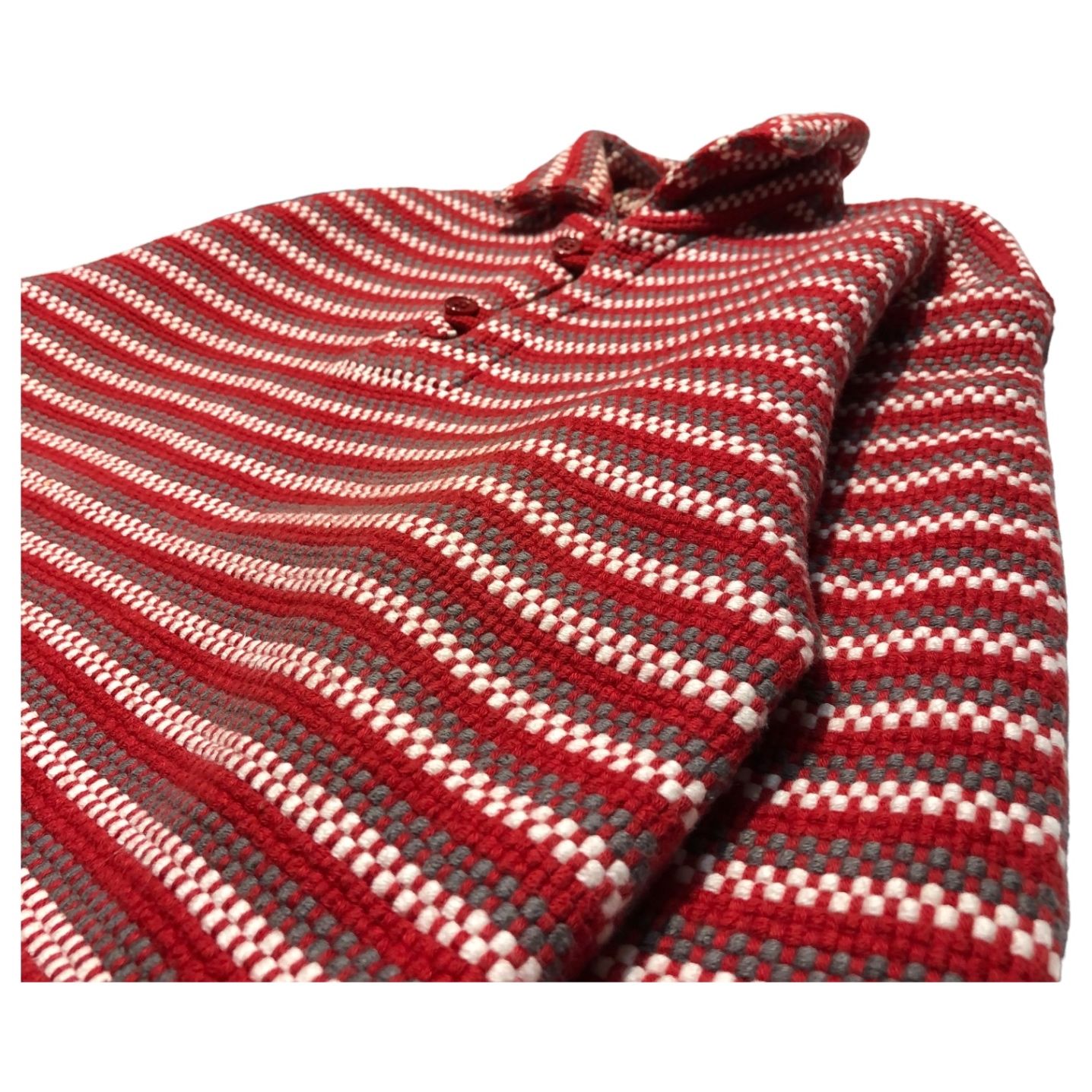 GOODENOUGH(グッドイナフ) 90~00's striped knit pullover shirt