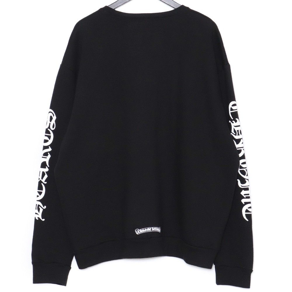 在庫少◆送料込♪【Chrome Hearts】ネックロゴ スウェットシャツ 未使用 CHROME HEARTS ネックロゴクルーネックスウェットシャツ
