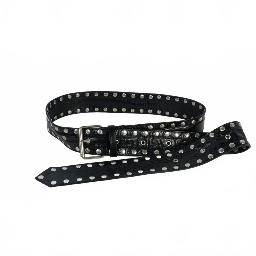 DRIES VAN NOTEN スタッズベルト 80 ドリスヴァンノッテン DRIES VAN NOTEN スタッズ ロングベルト