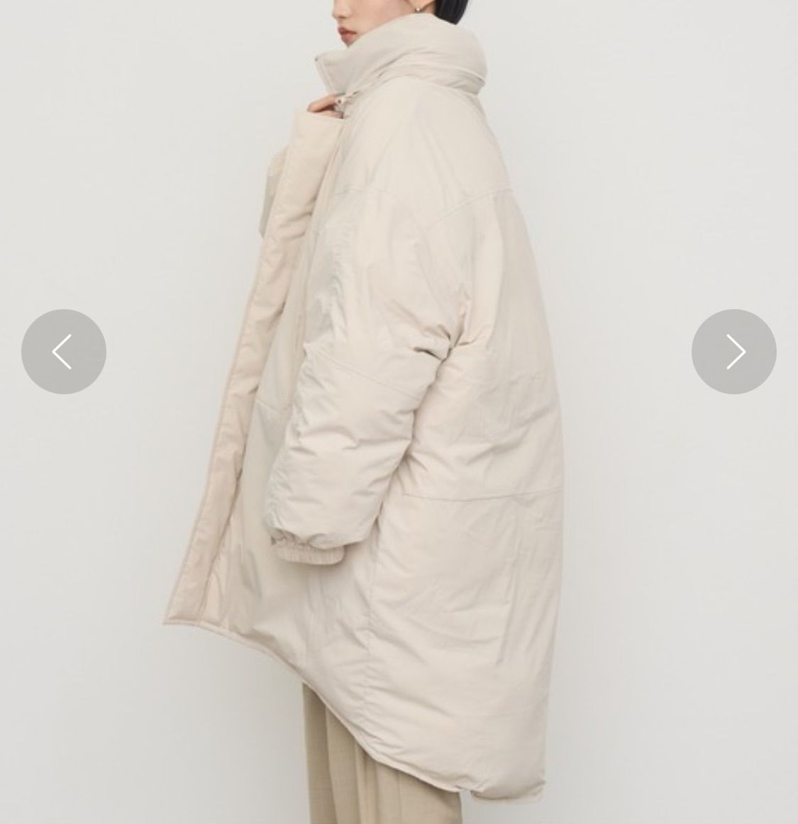 NOGLE ノグル モンスター中綿コート フード収納 オーバーサイズ ビッグ