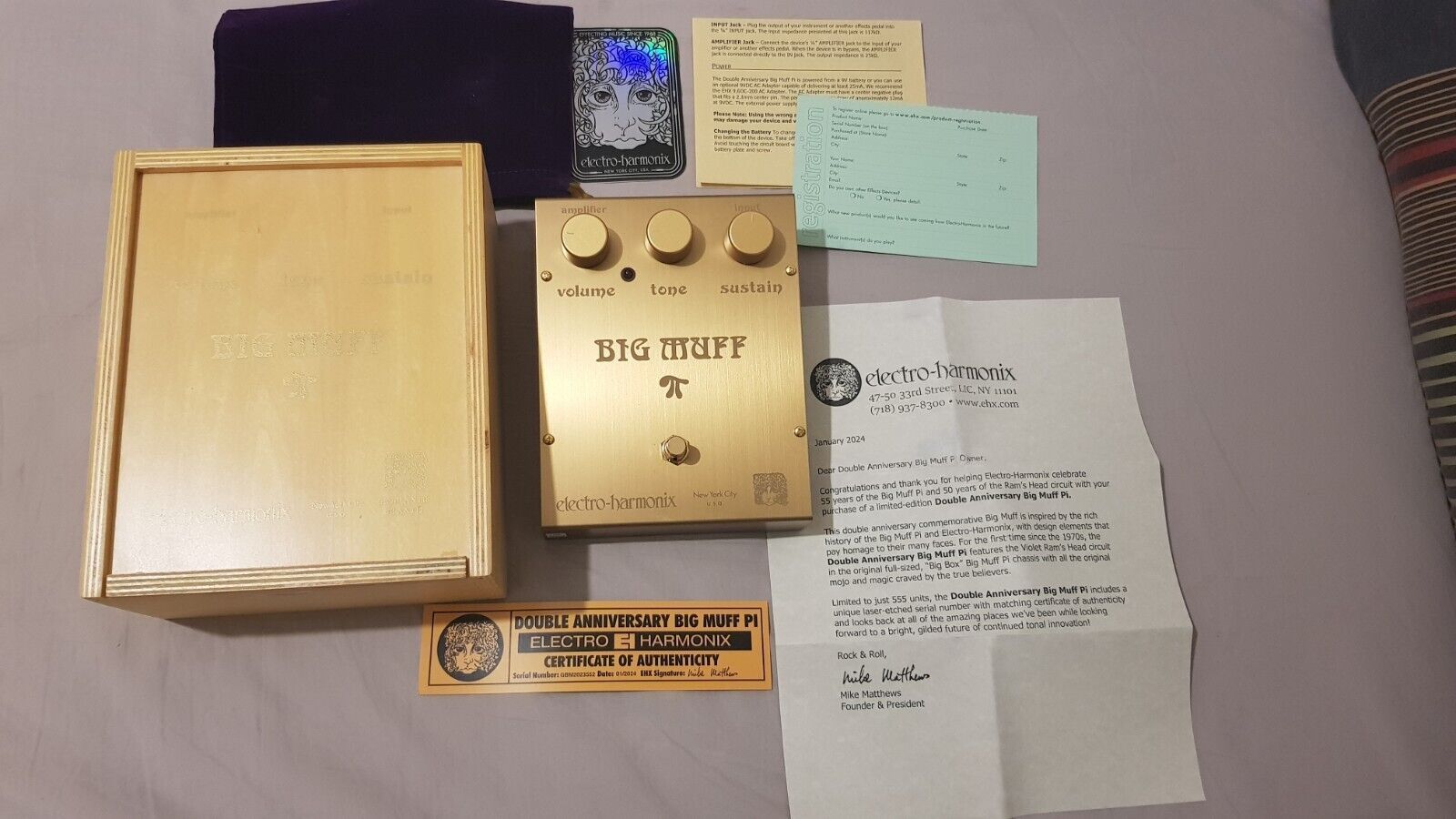 送料無料】Double anniversary GOLD Big Muff 金 ダブルアニバーサリー  