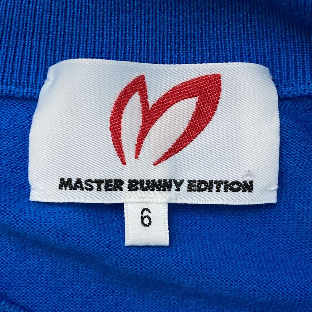 サイズ：6 MASTER BUNNY EDITION マスターバニーエディション  ニットセーター  レッド系 [240101434128] ゴルフウェア メンズ ストスト MASTER BUNNY EDITION(マスターバニーエディション) メンズ