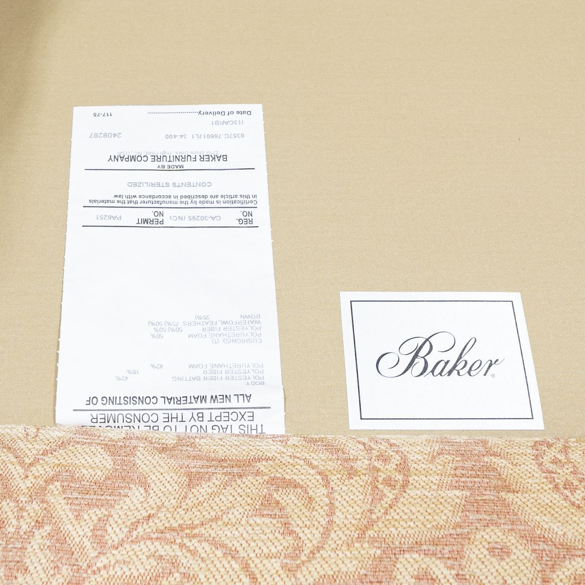 中古品】Baker ベイカー Windsor ウィンザー ラウンジ チェア