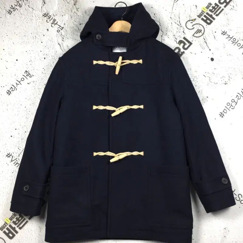 LOFI テディ ダッフル トグルボタン コート ネイビー L 3200062