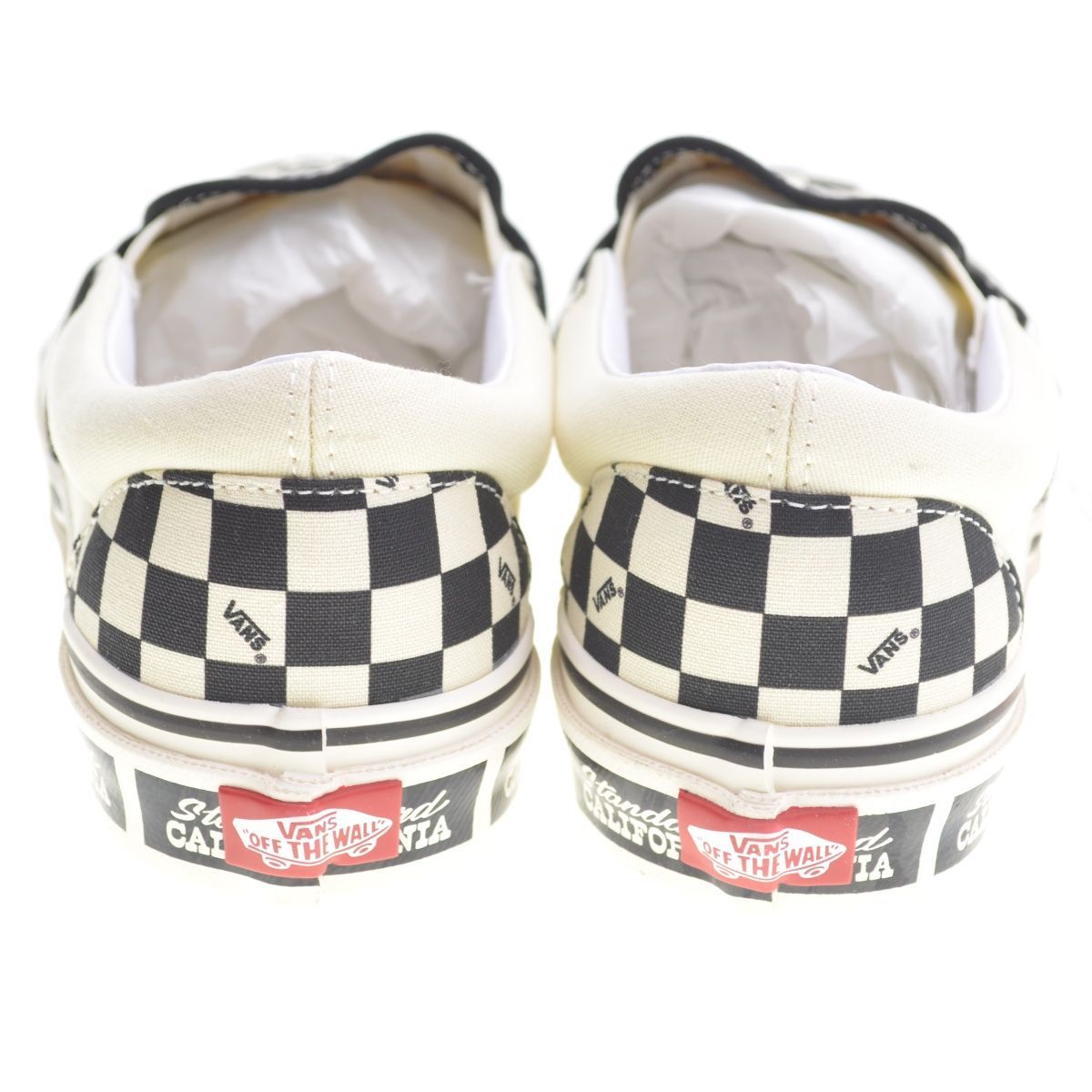 27cm【STANDARD CALIFORNIA × VANS / スタンダードカリフォルニア × バンズ】 20th Anniversary SLIP  ON チェッカー スリッポン キムタク 木村拓哉 - メルカリ