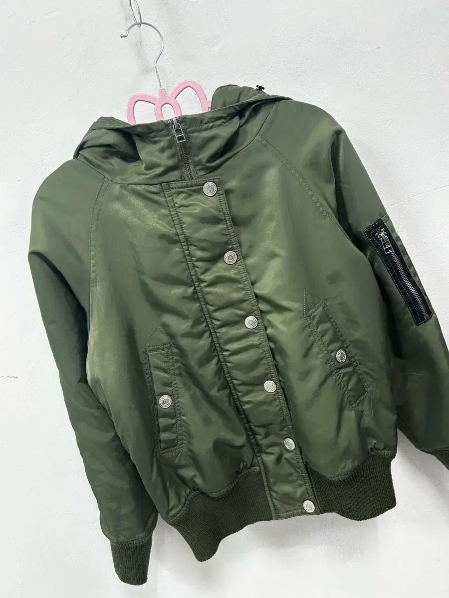 即日発送! LOVE TOXIC y2k カーキ クロップド マウンテンパーカー パイロットジャンパー
