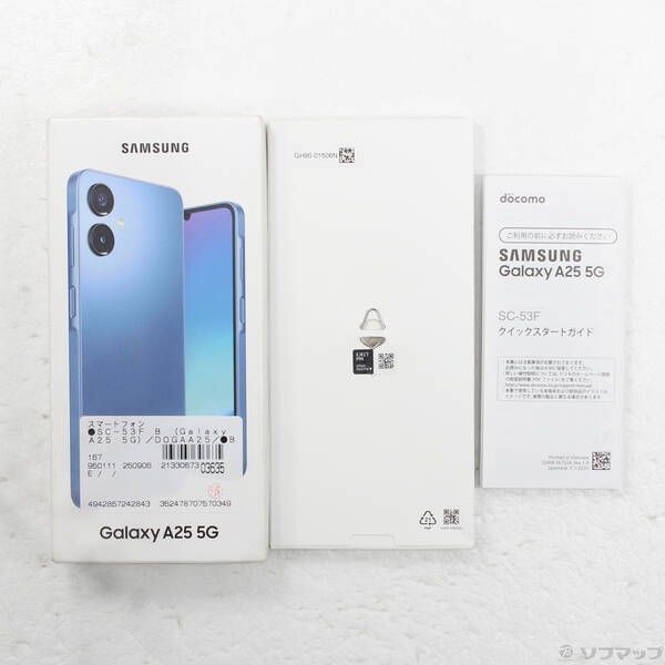 Galaxy A25 5G 64GB ブルー SC-53F docomo 中古品〕 Galaxy A25 5G 64GB ブルー SC-53F docomo SIMフリー