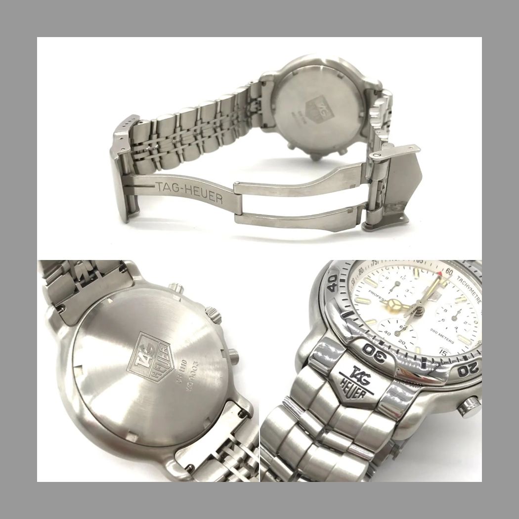 動作未確認　タグホイヤー　CH1110 クロノグラフ　クォーツ　希少 動作未確認 タグホイヤー CH1110 クロノグラフ クォーツ 希少