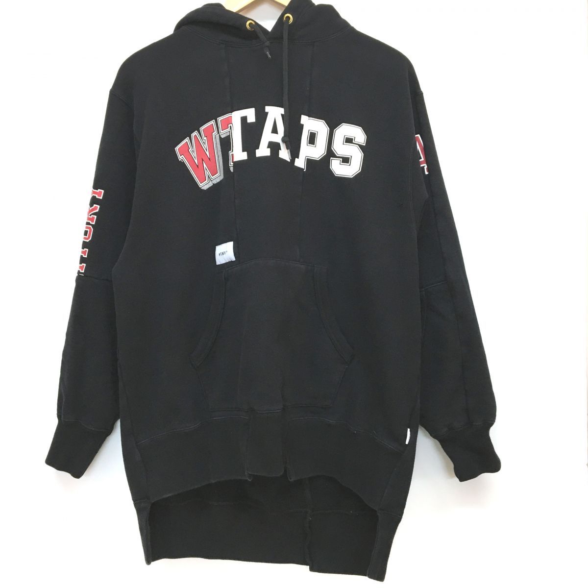 WTAPS ダブルタップス RIPPER 02 SWEATSHIRT プルオーバー パーカー 182ATDT-CSM11 ブラック 津山店