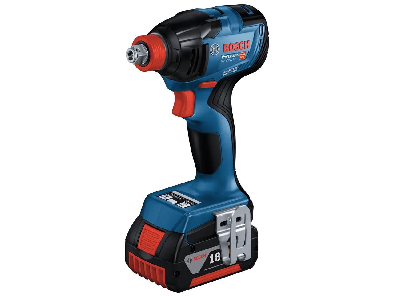 2営業日で発送 BOSCH ボッシュ Bosch Professional ボッシュ 18V コードレスインパクトドライバー 5.0Ahバッテリーx2個 充電器 ベルトフック キ
