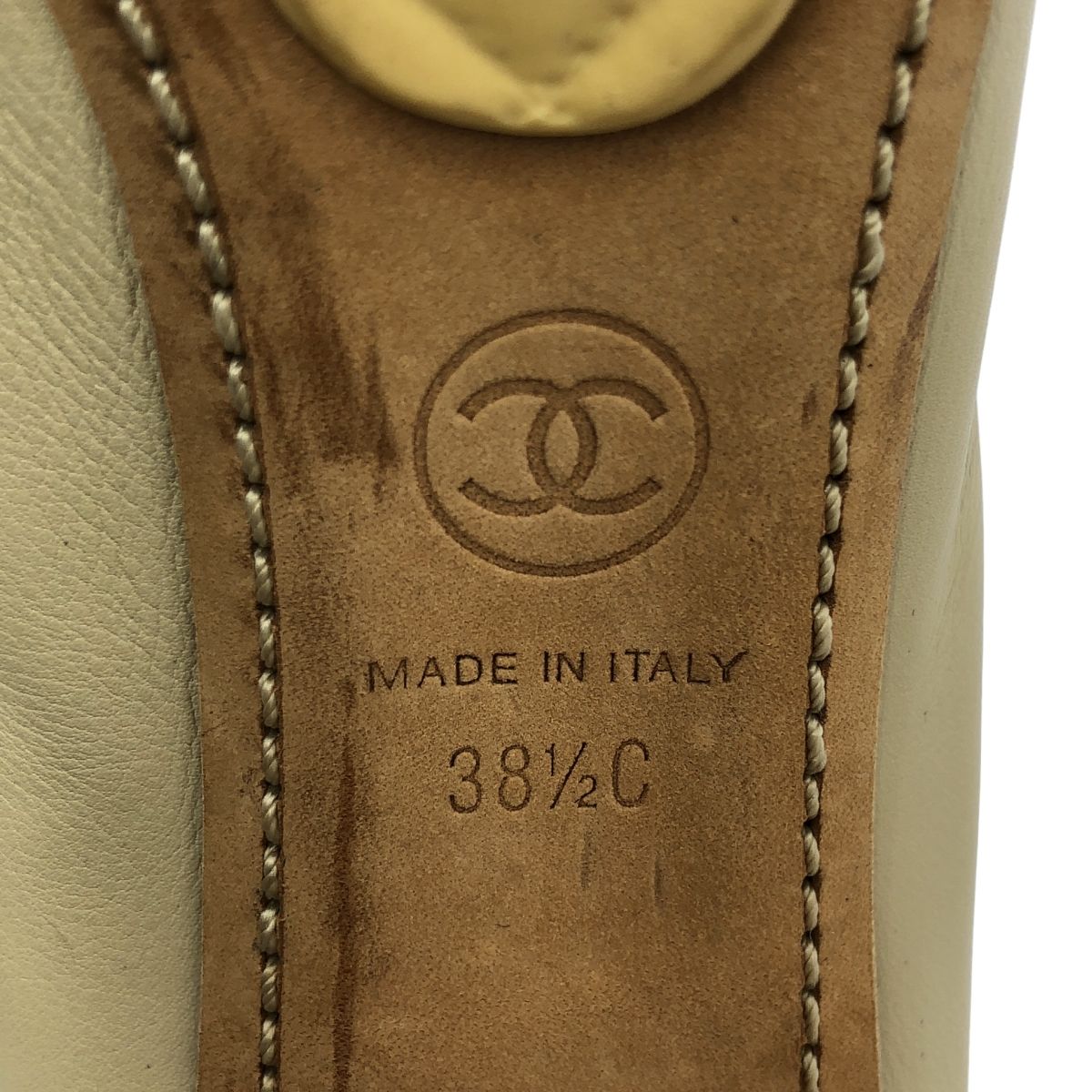 CHANEL スウェードシャネルロゴパンプス38サイズ CHANEL / シャネル | スエード切替 レザー ココマーク エン