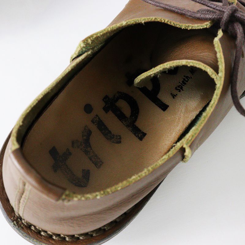 トリッペン trippen Kit alga レザーレースアップシューズ 36(23cm