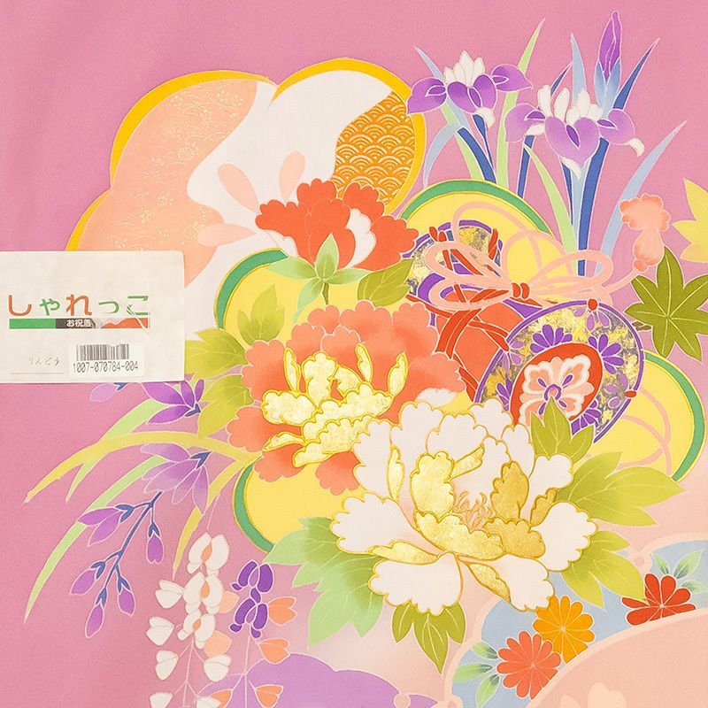 記念感謝祭☆最高級京友禅伝統工芸手描き美術染濃淡ボカシ本金