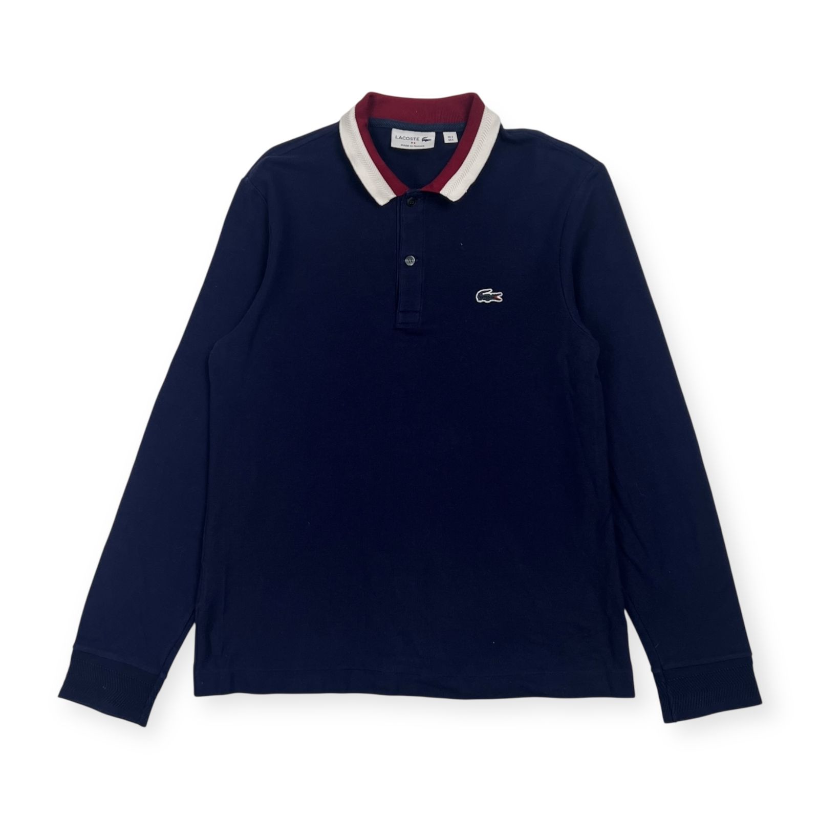 K*a様 【フランス製】LACOSTE フレンチラコステ ワニ鹿の子長袖ポロシャ LACOSTE ラコステ ワニワッペン 鹿の子ロングスリーブポロシャツ