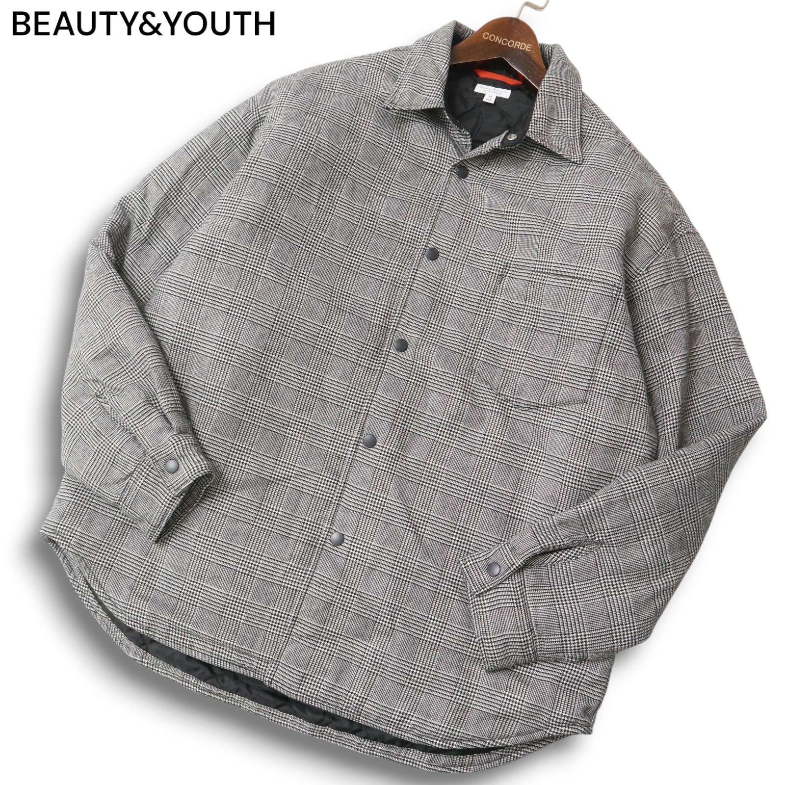 BEAUTY&YOUTH ユナイテッドアローズ 秋冬☆ 中綿 グレンチェック 