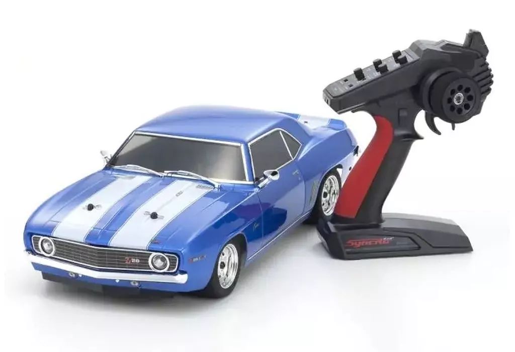 ラジコン 1|10EP 4ＷD フェーザーMk2 FZ02 レディセット 1969 シボレー カマロ Z|28 ル マンブルー 34418T1C