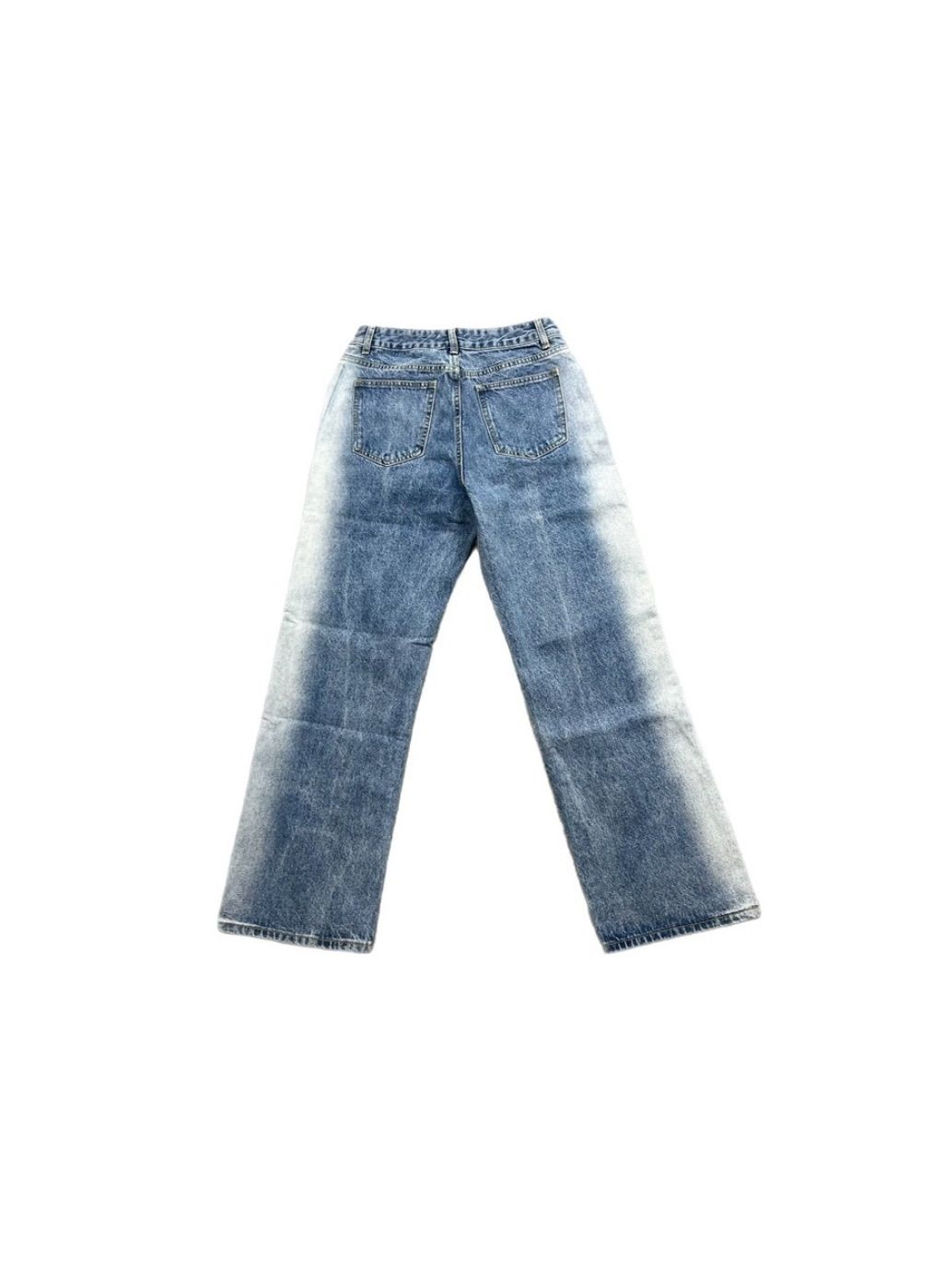 受注制【Chikashitsu +】screw stitch slit denim pants (2color 